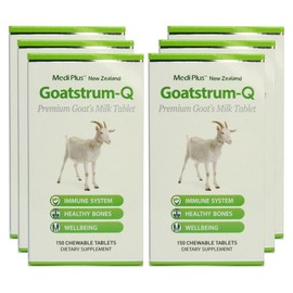 메디플러스 산양유 Goatstrum-Q 1350mg 150정 6개 Mediplus Goat Milk Goatstrum-Q 1350mg 150 Tablets 6 Packs