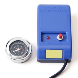 EIMSOAH Electrical Demagnetizer Tools for Watch Repair, Professional Degausser Machine with Compass, 110V/220V, US Plug