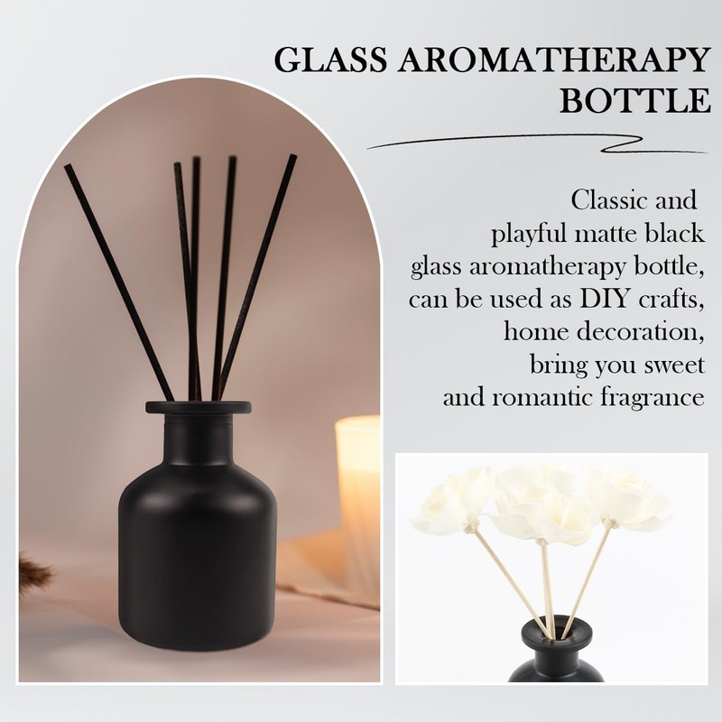 ZJIVQO Glasdiffusor-Fläschchen, Aromatherapie-Behälter, Duftdiffusor-Flaschen für DIY ätherisches Öl, Diffusor, Geschenk,