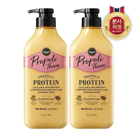Elastin [LG Household &amp; Health Care] Elastin Propolythera Conditioner 500ml x 2 (+ Propolythera He / 엘라스틴 [LG생활건강] 엘라스틴 프로폴리테라 컨디셔너 500ml x 2개 (+프로폴리테라 헤
