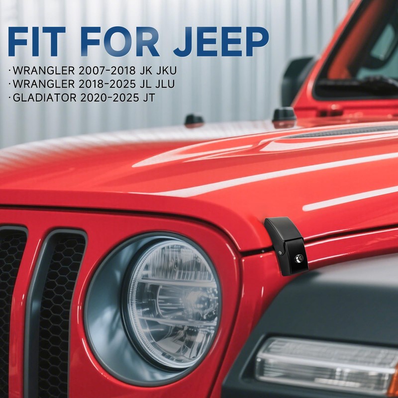 BANHAO Hood Latches Locking Jeep JL JK Hood Lock with