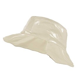 Toutacoo, Wide-Brimmed Vinyl Rain Hat (Beige)