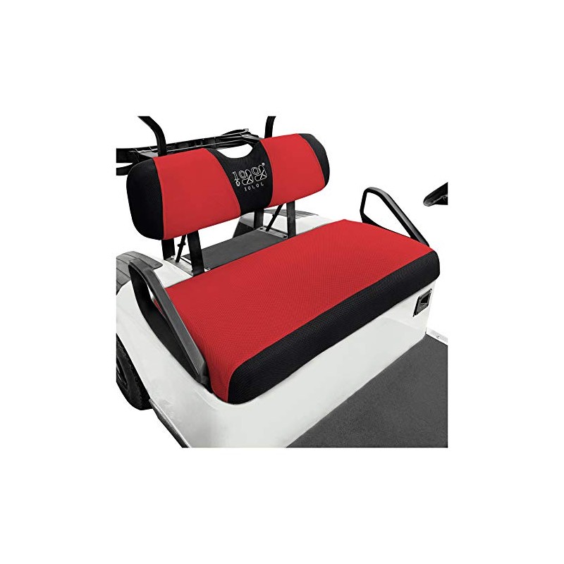 10l0l Golf Cart Bench Seat Cover Set, Washable Polyester Mesh