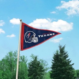 The Party Animal Houston Texans Premium 3x5 Flag Banner, Pennant Design, Applique, Indoor or...