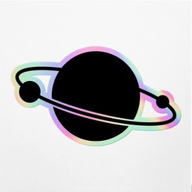 Holographic Decal Stickers Of Space Planet Premium Waterproof Vinyl Decal Stickers For Laptop Phone Accessory Helmet Car Window Mug Tuber Cup Door Wall Decoration ANDVER3d28441HO110322