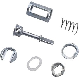 Door Lock Repair Kit, 7pcs Door Lock Barrel Cylinder Repair Kit 3B0837167 for VW Passat Seat Leon Toledo Arosa