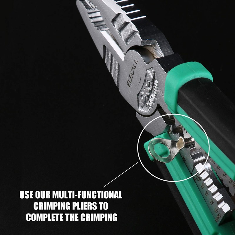 420pcs Non-Insulated Ring Terminals & Fork Connector Kit 22-16/16-14/12-10 Gauge