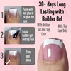 NOVO OVO Ombre French Tip Press on Toe Nail Tips,