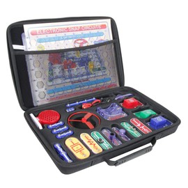 Hermitshell Hard Travel Case for Snap Circuits Electronics Exploration Kit (Case for Jr. SC-100)