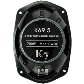 2X Audiotek 700 Watt Per Pair, 6 x 9 Inch, Full Range, 5 Way Car Speakers Sold in Pairs Speakers CEA Rated Polyester Foam Woofer Surround Material / 92 dB Sensitivity