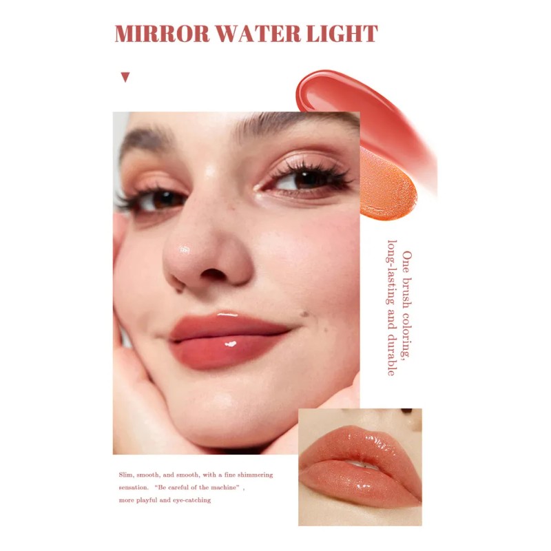 Set De 6 Brillos Labiales Cristal Hidratantes Y Duraderos