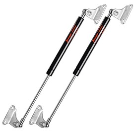 PAMAGOO 17 inch Gas Strut 100 lb 445 N Per Prop, Gas Spring Shock Lift for Heavy Duty RV Bed Floor Hatch Basement Door Shed Window TV Cabinets(Qty 2 Fit 165-195 lbs Weights)