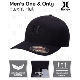 Hurley One & Only Men's Hat, Size Large-X-Large, Black(Black)