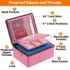 ENGPOW Fireproof Document Box, Hard Case File Box with Fireproof