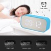 Alarm Clock Mirror Electronic Intelligent Noise Reduction 45MM Loudspeaker Double