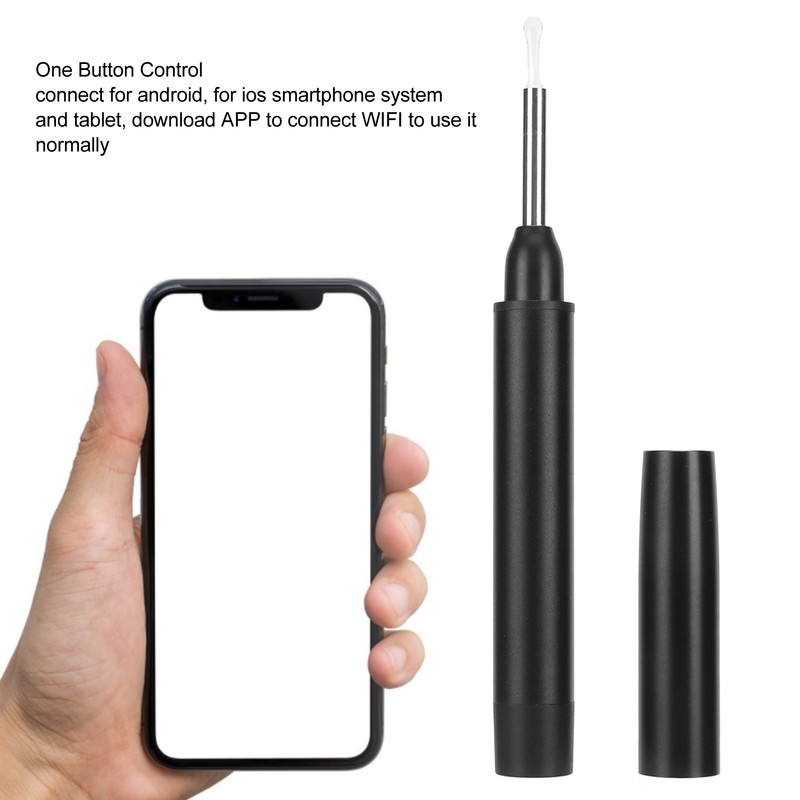 Ear Wax Removal Kit HD Waterproof Rechargeable App Support Smart