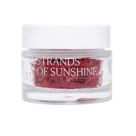 THE FULLEST - Strands of Sunshine Saffron Threads - All-In-One Pure Saffron Threads for Tea, Infusions, and Cooking, Sugar-Free, Vegan, and Gluten-Free, 3g Pure Stigma, 90 Servings