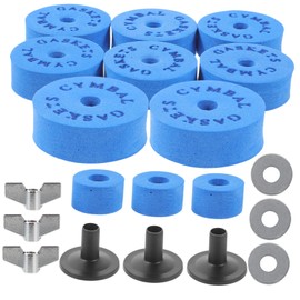 Kisangel Drum Kit Eva Cotton Pad Accessories for Cymbal Stand Tube Non Slip Durable Drum Set Fitting for