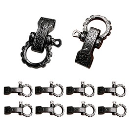 SU LIFE Metal Paracord Buckles Bow Clasps Screw Pin Anchor Shackle Adjustable Shackles Buckles for Paracord Bracelet Belt 10 PCS