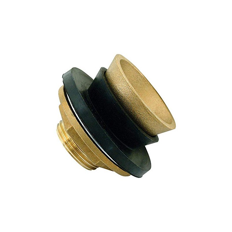 Eastman 2 Inch Closet Spud, Brass Plumbing Fitting, 40137