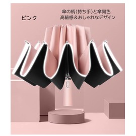 Folding Umbrella, Men's, Folding Umbrella, Women's, Large Size, Stylish, Large, Inverted Umbrella, Typhoon Countermeasure, Auto Open and Close, One-touch Automatic Open/Close, Inverted Umbrella, UV
