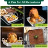 Leonyo Beer Can Roasting Chicken Holders, Stainless Steel 9 Inch