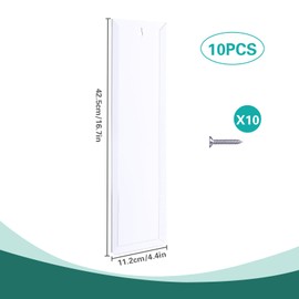 20 PCS Clear Display Case for Packaged Model Cars, Model Car Display Cases Wall Mount Holds Up to 200 Cars, Toy Car Storage Compatible with Packaged Cars, 16.7 x 4.4 Inch