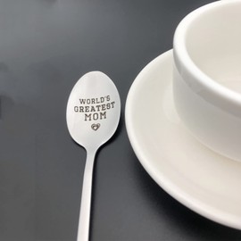 Mom Birthday Gifts Christmas Spoon Gifts for Mom Mommy Mother World’s Greatest Mom Spoon Thanksgiving Gifts Mothers Day Gifts Mom Gifts from Daughter Son