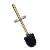 Toilet Brush Set Stainless Steel Gloden Space Saving Soft Durable