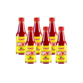 Amor Chamoy Sauce, Traditional Mexican Flavor, 12 Fl Oz (Pack of 6)