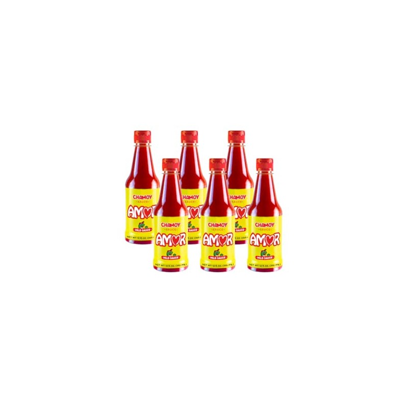 Amor Chamoy Sauce, Traditional Mexican Flavor, 12 Fl Oz (Pack