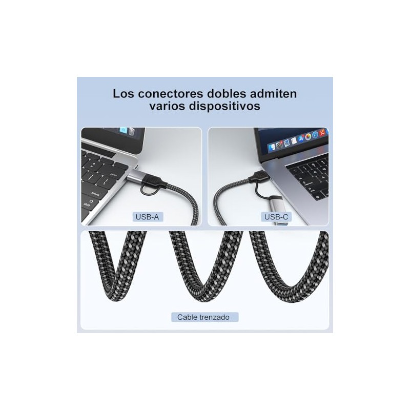 vantisan Lector de Tarjeta de Memoria Múltiple 4 en1,Adaptador Lector
