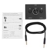 Hcskoss Audio Selector 3.5mm Earphone Splitter Audio Mixer Volume Controller