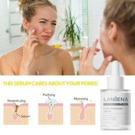 Lanbena Blackhead Remover Nose Plant Pore Strips Deep Cleansing Peel Off Mask (Pore Minimizing Serum 15ml) 2% BHA-Nose Strips-2.0 / 란베나 블랙헤드 리무버 코 식물 모공 스트립 딥 클렌징 필 오프 마스크 (포어 최소화 세럼 15ml) 2% BHA-Nose Strips-2.0