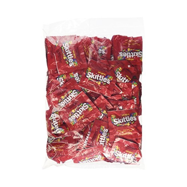 Skittles Fun Size Approximately 70 Packets 2.5 Pounds-SET OF 2