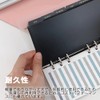 ESJNNK Index Card A5 Divider Card 7pcs 6 Holes PP