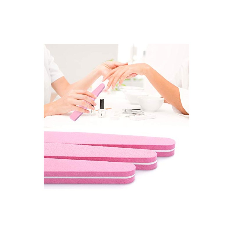 Nail Buffers 20 Pack 100/180 Grit Nail Buffer Block Sponge