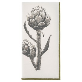 MERROWED Edge Dinner Napkins S/4 Artichoke