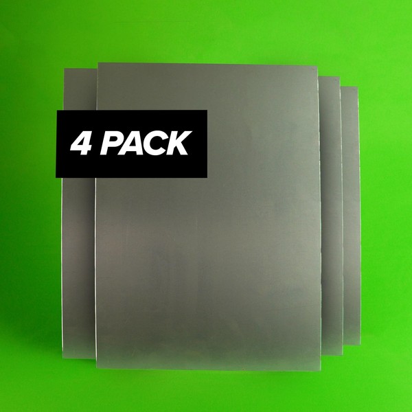4 Pack 20 Gauge Steel Sheet Metal .032 x 6