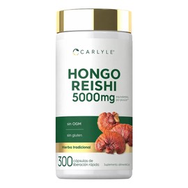 Carlyle Hongo Reishi 5000 Mg Con 300 Capsulas Hecho En Usa