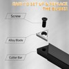 SENDUO 1/4" Indexable Carbide Turning Inserts Holder Set for Machining