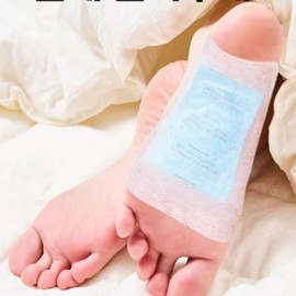 Korean-Made Healthy On-Up Cool Relax Foot Patches (10 Count) 1 Box Cool 5ea