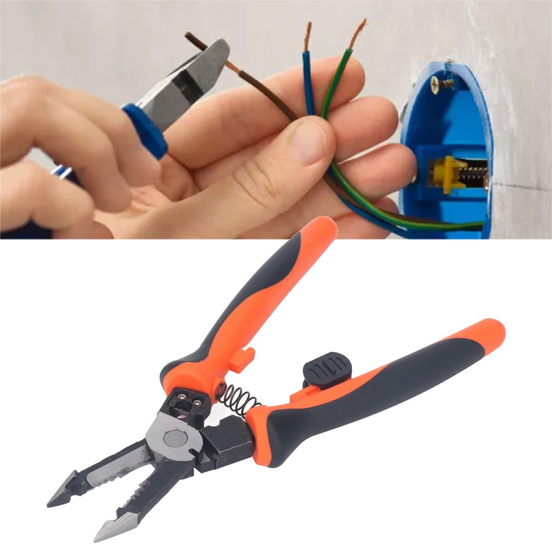 7 in 1 Wire Stripper Multifunctional Cable Stripping Crimping Cutting