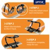 UPTOP Motorcycle Wheel Chock Steel for E-Track/X-Track System, Fits Up