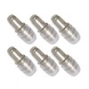 HJ Garden 20pcs Laminated Glass Plate Holder Shelf Bracket Peg