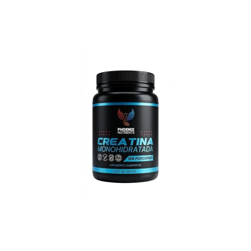 Creatina Monohidratada Alta Pureza | 100 Servicios | 500 g