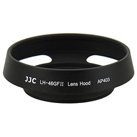 Screw-on Camera Lens Hood Metal Sun Shade Cover for Panasonic Lumix G 20mm f/1.7 II ASPH Lens, 14mm f/2.5 ASPH Lens & Olympus M.ZUIKO Digital 17mm f/1.8 Lens/ED 60mm f/2.8 Macro Lens Hoods