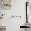 JQK Toilet Paper Holder, 5 Inch 304 Stainless Steel Thick