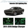 XtremeVision Interior LED for Dodge Challenger 2011-2016 (16 PCS) Green