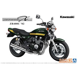 Aoshima Bunka Kyozai 1/12 The Bike Series No. 12 Kawasaki ZR400C ZEPHYR X 2002 Plastic Model